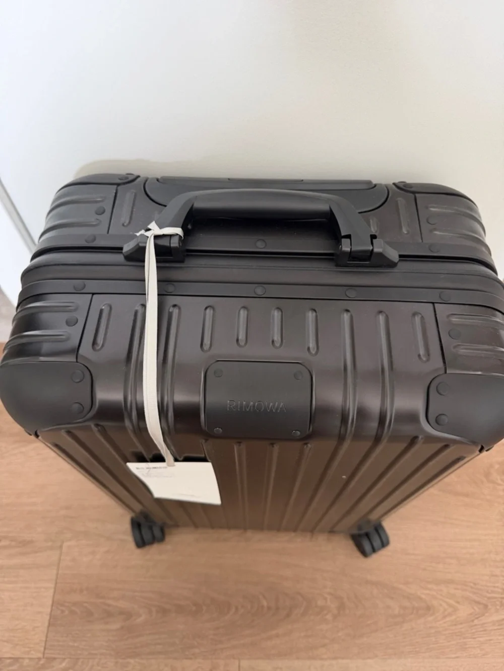 RIMOWA Black Hard-Shell Carry-On Spinner